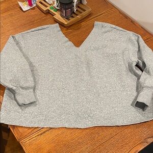 Nike Heather Gray Knit Top